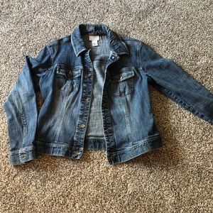 Ann Taylor Loft stretch denim jean jacket